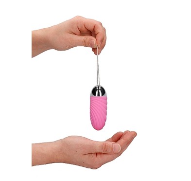 Ethan - Rechargeable Remote Control Vibrating Egg - Pink